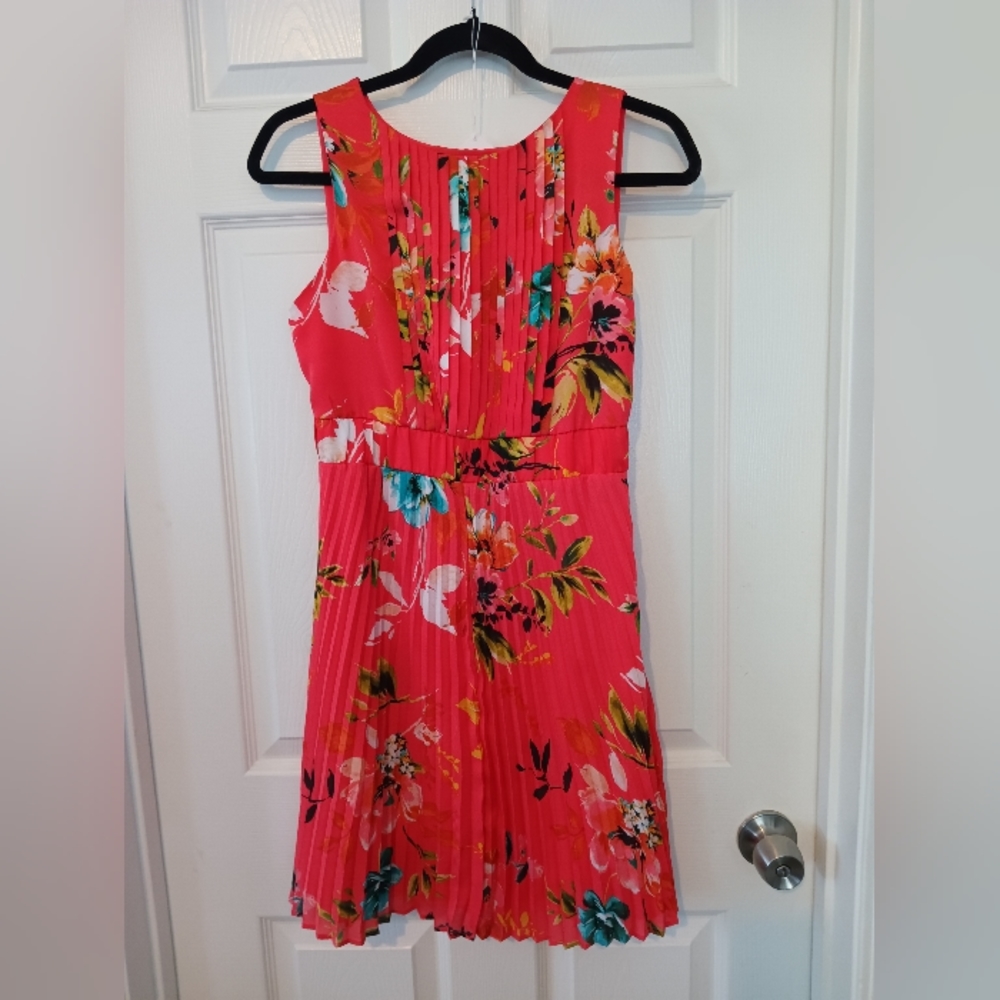 Liz Claiborne 'Pretty in Peach's floral print dress